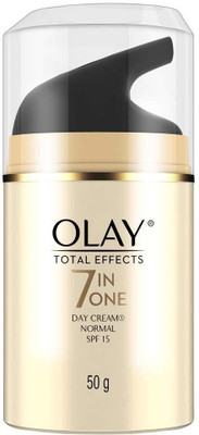 OLAY Day Cream Total Effects 7 in 1, Day cream normal SPF 15, 50g PACK OF 2(50 g)