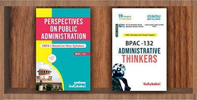 BPAC-131 Perspectives On Public Administration And BPAC-132 Administrative Thinker(Paperback, Expert panel of Gullybaba Publication)