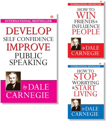 The Best Of Dale Carnegie - How To Win Friends & Influence People + How To Stop Worrying & Start Living + Develop Self-Confidence, Improve Public Speaking (Set Of 3 Books)(Paperback, Carnegie, Dale)