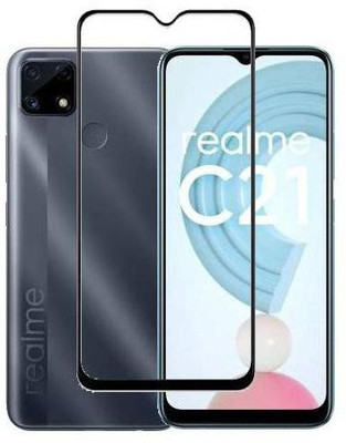 GDBUY Edge To Edge Tempered Glass for Realme C20(Pack of 1)