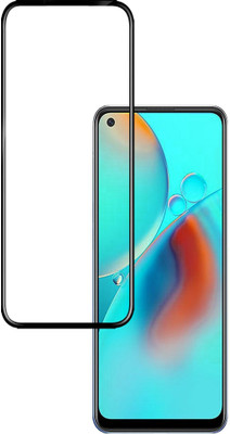 HUPSHY Edge To Edge Tempered Glass for Oppo A74(Pack of 1)