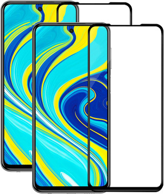 NEMIZI Edge To Edge Tempered Glass for Xiaomi Redmi Note 9(Pack of 2)