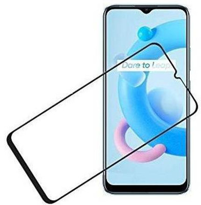 GDBUY Edge To Edge Tempered Glass for Realme C25(Pack of 1)