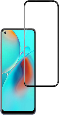 HUPSHY Edge To Edge Tempered Glass for Oppo A74(Pack of 1)