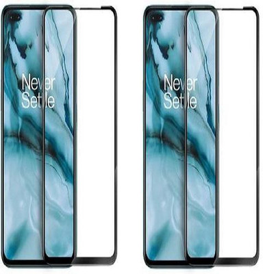 NIMMIKA ENTERPRISES Tempered Glass Guard for REALME X7 TEMPERED GLASS 11D(Pack of 2)