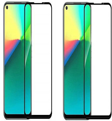 NIMMIKA ENTERPRISES Tempered Glass Guard for REALME 7i TEMPERED GLASS 11D(Pack of 2)