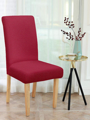 Flipkart SmartBuy Polyester Abstract 1 Seater Chair Cover(Maroon Pack of 4)