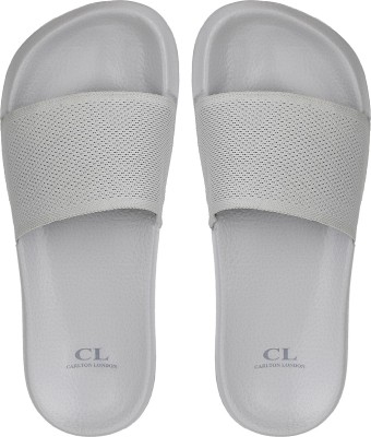 CARLTON LONDON Men Slides(Grey , 6)