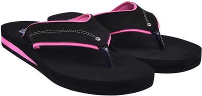 Dr Plus Women Slippers(Black, Pink , 10)