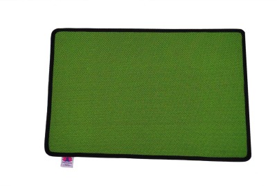 PANCHTATAVA Trendy Washable | Water Absorbent Acupressure Aasan Mat| Prayer Mat Green 6 mm Yoga Mat