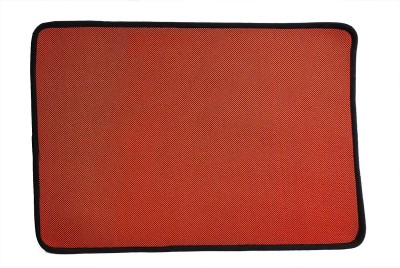 PANCHTATAVA Trendy Washable | Water Absorbent Acupressure Aasan Mat| Prayer Mat Orange 6 mm Yoga Mat