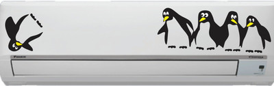 VCREATE DECOR 19 cm Penguin Removable Sticker(Pack of 1)