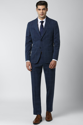 PETER ENGLAND Single Breasted - 2 button Checkered Men Suit PETER ENGLAND Single Breasted - 2 button Checkered Men Suit