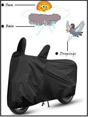 Onisha Waterproof Two Wheeler Cover for DSK Benelli(TNT 25, Black)