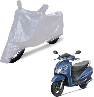 Auto Hub Two Wheeler Cover for Honda(Activa 6G, Silver)