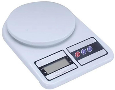 GLUCKLICH LED DIGITAL KITCHEN WEIGHT MACHINE Weighing Scale(White)