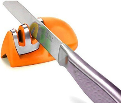

Zhaolida Computer Mouse Design ABS Plastic 2-Slot Kitchen Tool Knife Sharpening Steel(Plastic)