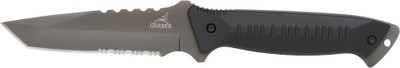 

Gerber Warrant, Tanto, Black Blade & Handle, Camo Nylon Sheath Fixed Blade Fixed Blade Knife(Multicolor)