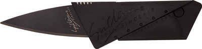 

Smiledrive Foldable Card Shaped Super Sharp Wallet Friendly Pocket Knife(Black)
