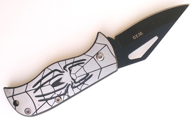 

Imported Foldable Camping Hiking Survival W20 Pocket Knife(Black, Silver)
