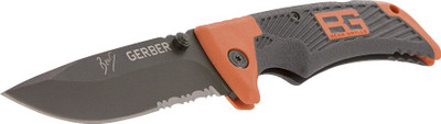 

Gerber Bear Grylls Scout, Drop Point, Serrated Folding Clip Knife(Multicolor)