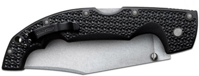 Collectors Heritage Voyager X Lg Clip Point 50/50 Edge Campers Knife(Black, Silver) Collectors Heritage Voyager X Lg Clip Point 50/50 Edge Campers Knife(Black, Silver)