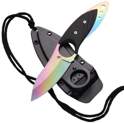 Master Cutlery Lynx Neck Fixed Blade Knife(Multicolor) Master Cutlery Lynx Neck Fixed Blade Knife(Multicolor)