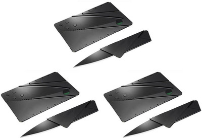 

E-DEAL Amazing Credit Card Campers Knife(Black)