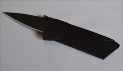 

Puna Store Credit Card Shaped Black Pocket Knife(Black)