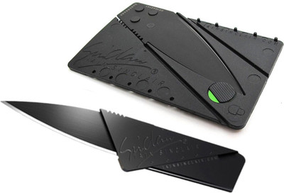 

Cierie Black polypropylene plastic body Stainless steel blade Pocket Knife(Black)