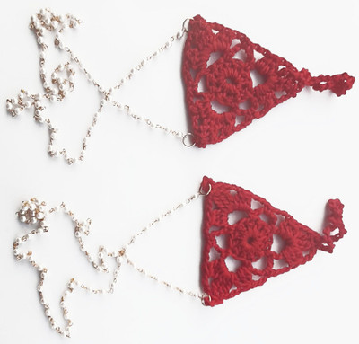 My Little Princess Crochet Barefoot Cotton Dori Toe Anklet(Pack of 2)