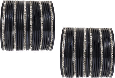 ZULKA Metal Zircon Bangle Set(Pack of 52)
