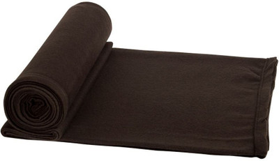 Goyal Fashion Solid Single Fleece Blanket for  AC Room(Microfiber, Maroon)