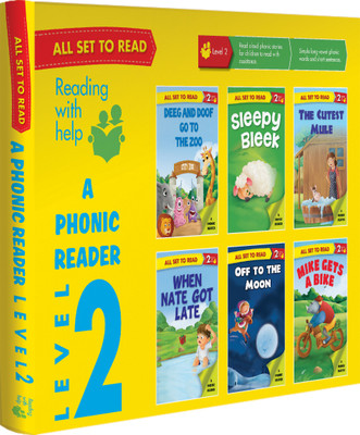 All set to Read A Phonics Reader A Phonics Reader Level 2 Box(English, Paperback, unknown)
