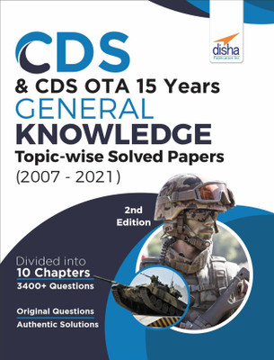 Cds & Cds Ota 15 Years General Knowledge Topic Wise Solved Papers(English, Paperback, unknown)