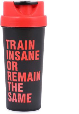 ALLIEDSALESINDIA 400 ml Plastic Shaker(Pack of 1, Red, Black)