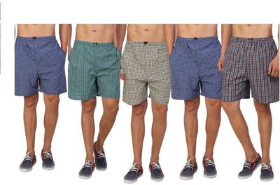 KARTIK MANSHI ENTERPRISES Checkered Men Boxer