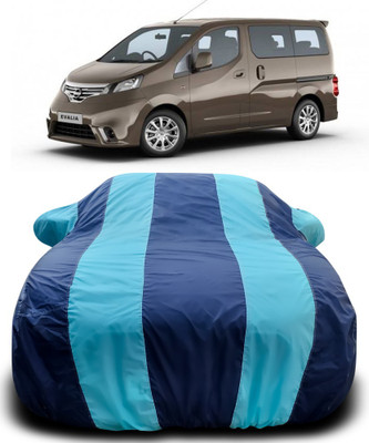 Gavya Car Cover For Nissan Evalia (With Mirror Pockets)(Blue, Blue)