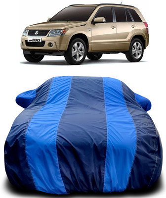 APNEK Car Cover For Maruti Suzuki Grand Vitara (With Mirror Pockets)(Blue, Blue)