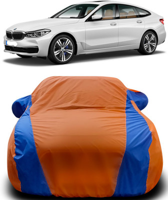Gavya Car Cover For BMW 6 Series (With Mirror Pockets)(Orange, Blue)