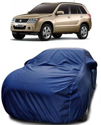 MoTRoX Car Cover For Maruti Suzuki Grand Vitara (With Mirror Pockets)(Blue)