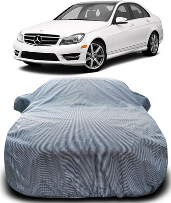 MoTRoX Car Cover For Mercedes Benz C250 (With Mirror Pockets)(Black, White)