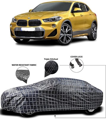 Gavya Car Cover For BMW X2 (With Mirror Pockets)(White, Black)