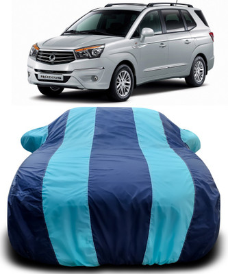 Gavya Car Cover For SsangYong Rodius (With Mirror Pockets)(Blue, Blue)
