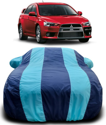 APNEK Car Cover For Mitsubishi Lancer (With Mirror Pockets)(Blue, Blue)