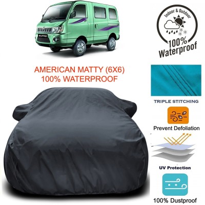 Gavya Car Cover For Mahindra Supro (With Mirror Pockets)(Grey)