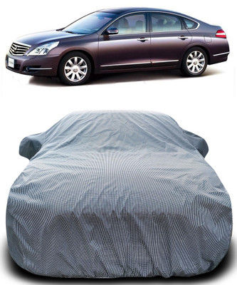 Gavya Car Cover For Nissan Teana (With Mirror Pockets)(Black, White)