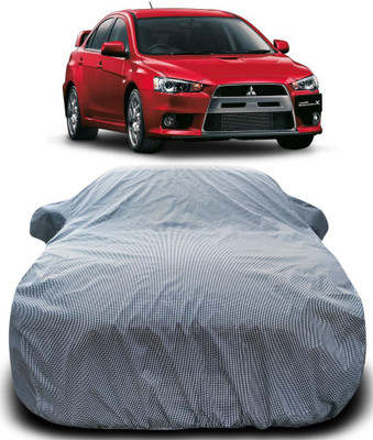 Gavya Car Cover For Mitsubishi Lancer (With Mirror Pockets)(Black, White)