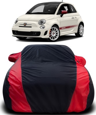 THE REAL ARV Car Cover For Fiat Abarth (With Mirror Pockets)(Black, Red)