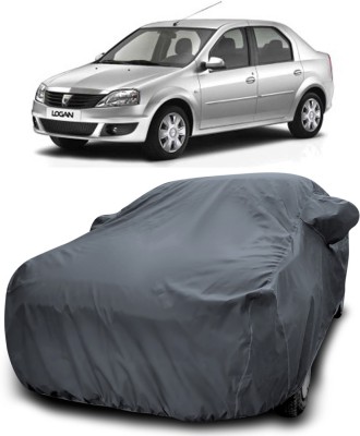 Gavya Car Cover For Renault Logan (With Mirror Pockets)(Grey)